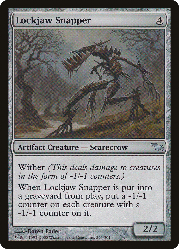 Lockjaw Snapper (SHM-255) - Shadowmoor Foil - Premium MTG Single from Wizards of the Coast - Just $1.62! Shop now at Game Crave Tournament Store