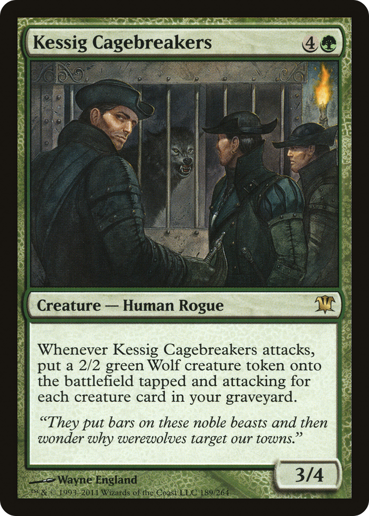 Kessig Cagebreakers (ISD-189) - Innistrad - Premium MTG Single from Wizards of the Coast - Just $0.08! Shop now at Game Crave Tournament Store