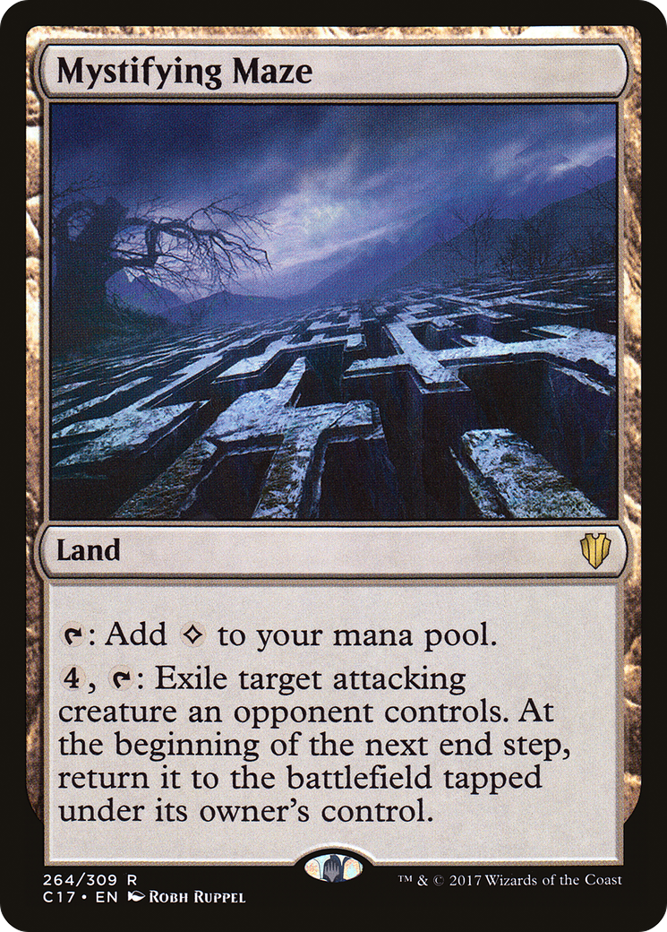 Mystifying Maze (C17-264) - Commander 2017 - Premium MTG Single from Wizards of the Coast - Just $0.18! Shop now at Game Crave Tournament Store