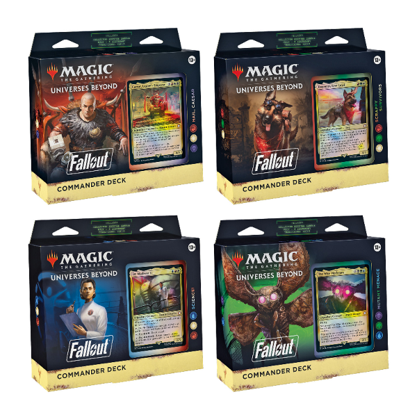 mtg commander tournament decks 2017 - Set of 4 Commander (Japanese) (Decks Sealed) call upon classic summons MTG TCG - Fallout Commander