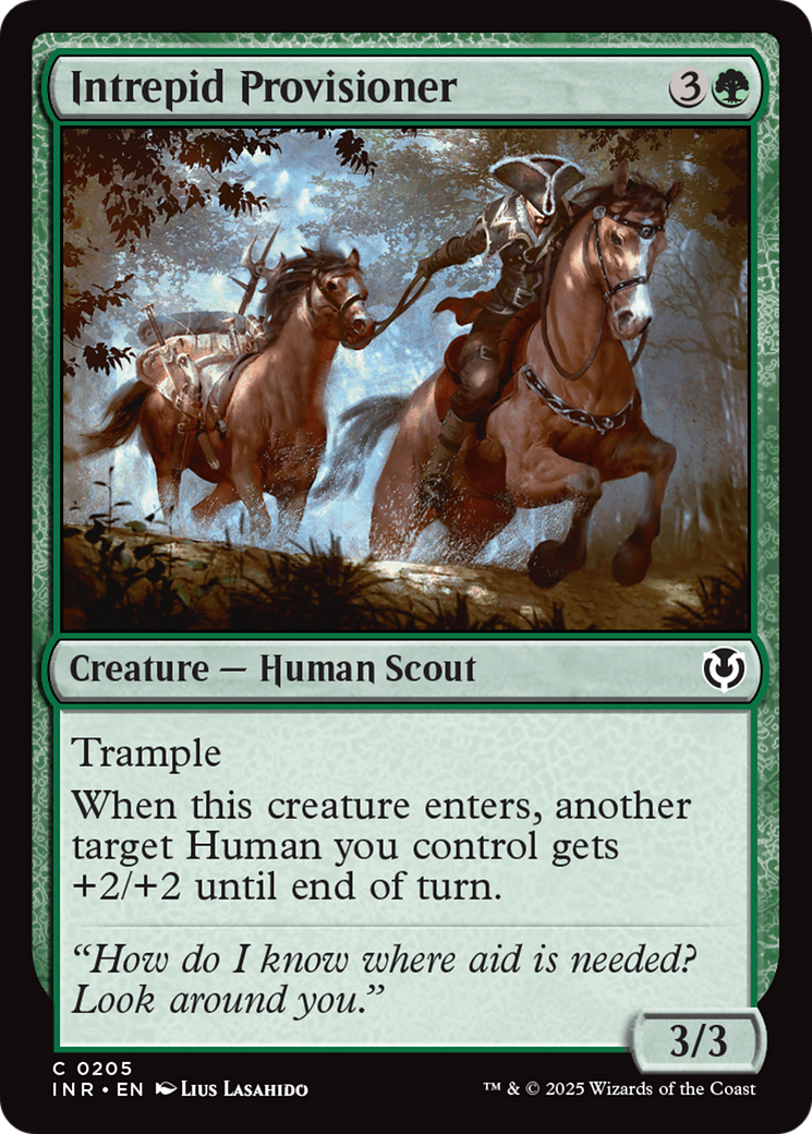 Intrepid Provisioner (-205) - Innistrad Remastered - Premium MTG Single from Wizards of the Coast - Just $0.25! Shop now at Game Crave Tournament Store