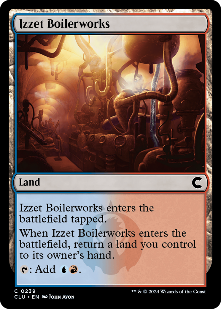 Izzet Boilerworks (CLU-239) - Ravnica: Clue Edition - Premium MTG Single from Wizards of the Coast - Just $0.25! Shop now at Game Crave Tournament Store
