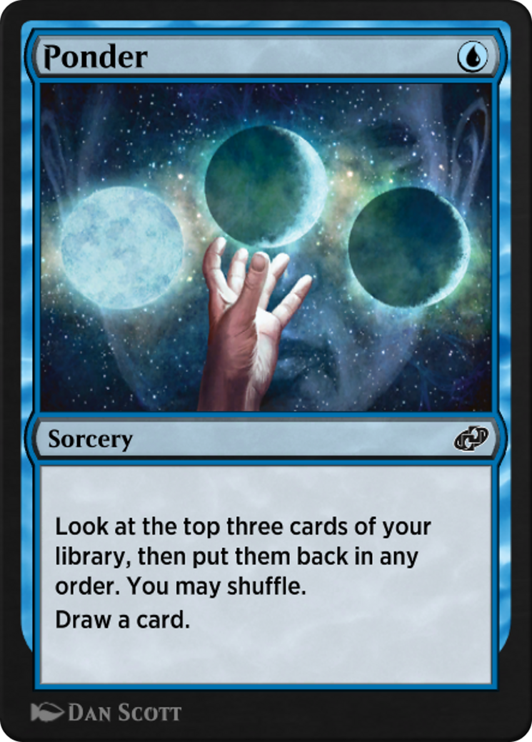 Ponder (J21-782) - Jumpstart: Historic Horizons - Premium MTG Single from Wizards of the Coast - Just $0! Shop now at Game Crave Tournament Store