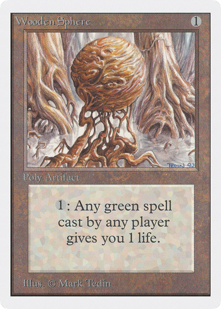 Wooden Sphere (2ED-277) - Unlimited Edition - Premium MTG Single from Wizards of the Coast - Just $0.81! Shop now at Game Crave Tournament Store