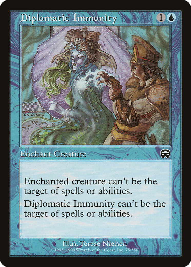 Diplomatic Immunity (MMQ-075) - Mercadian Masques Foil - Premium MTG Single from Wizards of the Coast - Just $5.64! Shop now at Game Crave Tournament Store