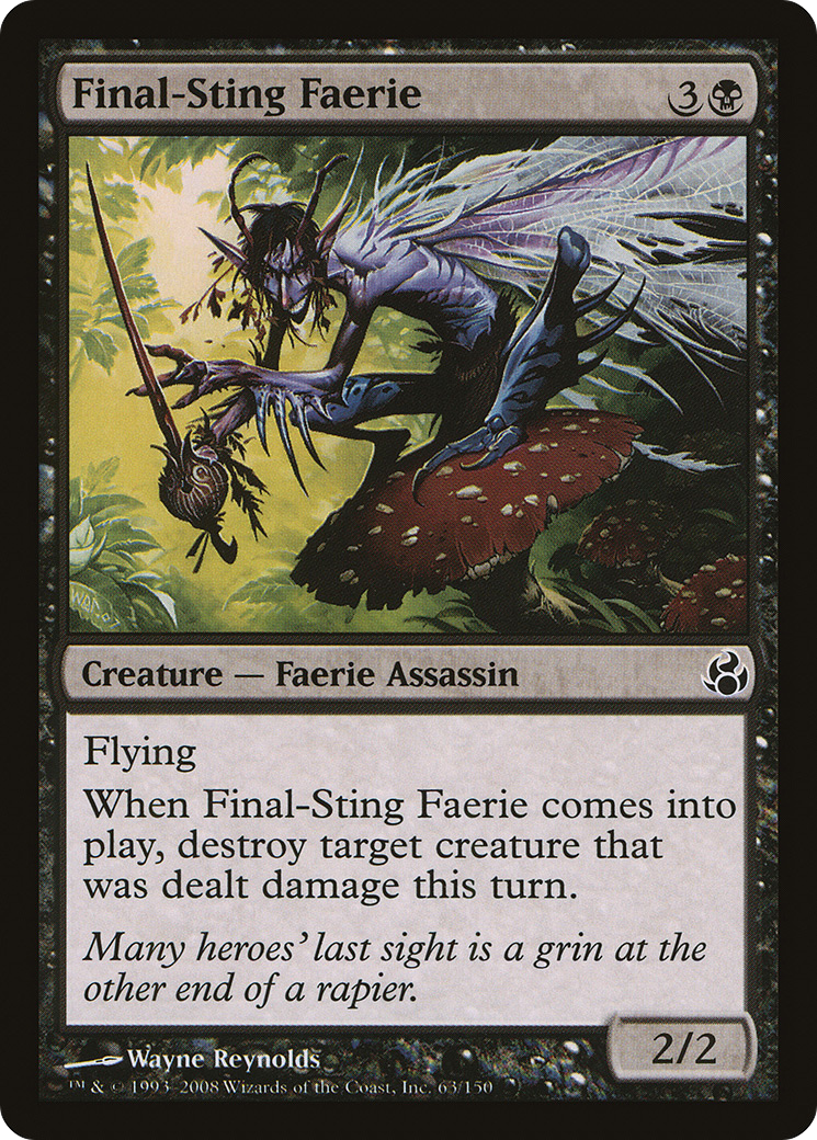 Final-Sting Faerie (MOR-063) - Morningtide - Premium MTG Single from Wizards of the Coast - Just $0.08! Shop now at Game Crave Tournament Store