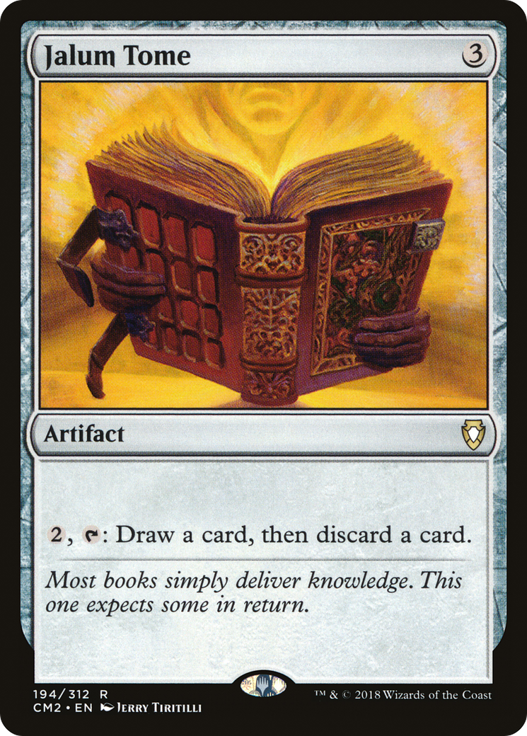Jalum Tome (CM2-194) - Commander Anthology Volume II - Premium MTG Single from Wizards of the Coast - Just $0.08! Shop now at Game Crave Tournament Store