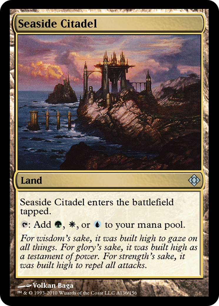 Seaside Citadel (TD0-A136) - Magic Online Theme Decks - Premium MTG Single from Wizards of the Coast - Just $0! Shop now at Game Crave Tournament Store