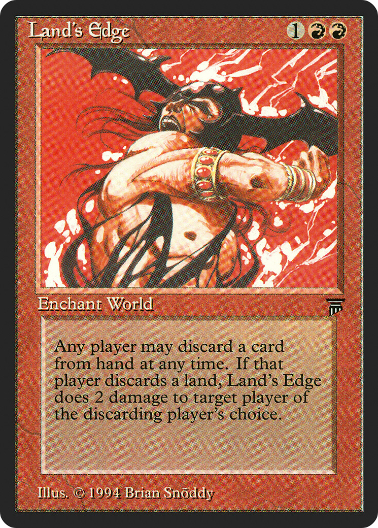 Land's Edge (LEG-158) - Legends - Premium MTG Single from Wizards of the Coast - Just $6.38! Shop now at Game Crave Tournament Store