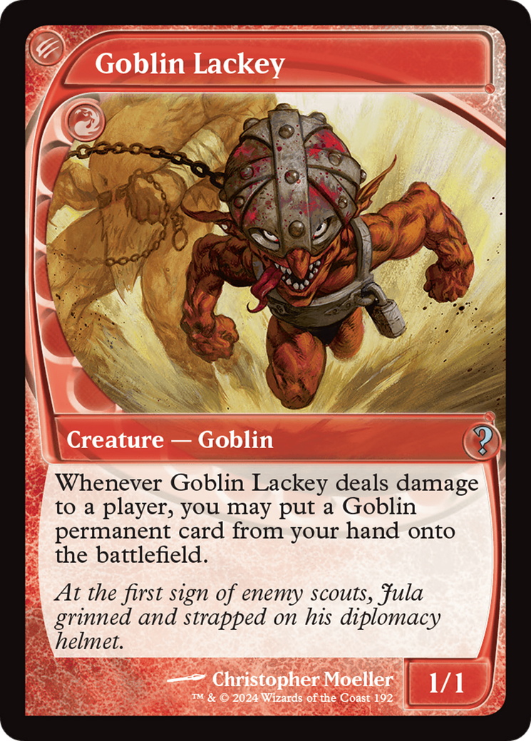 Goblin Lackey (MB2-192) - Mystery Booster 2 - Premium MTG Single from Wizards of the Coast - Just $8.13! Shop now at Game Crave Tournament Store