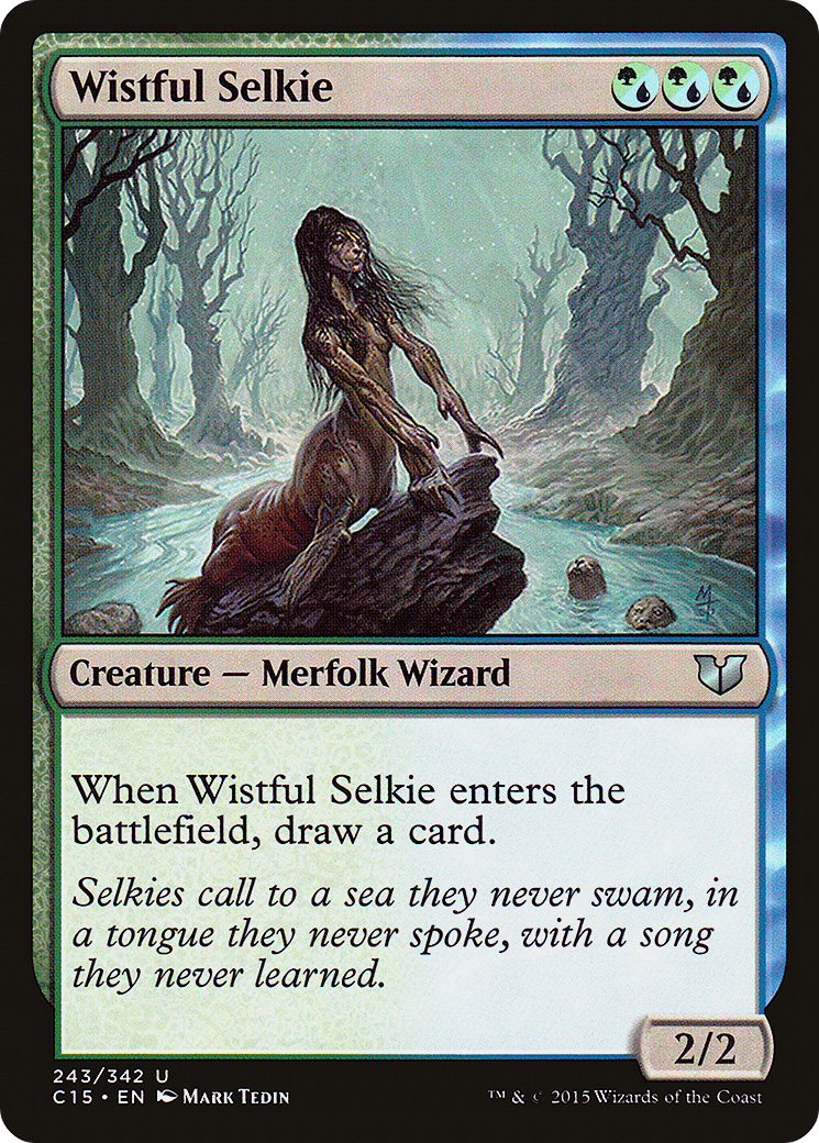 Wistful Selkie (C15-243) - Commander 2015 - Premium MTG Single from Wizards of the Coast - Just $0.08! Shop now at Game Crave Tournament Store