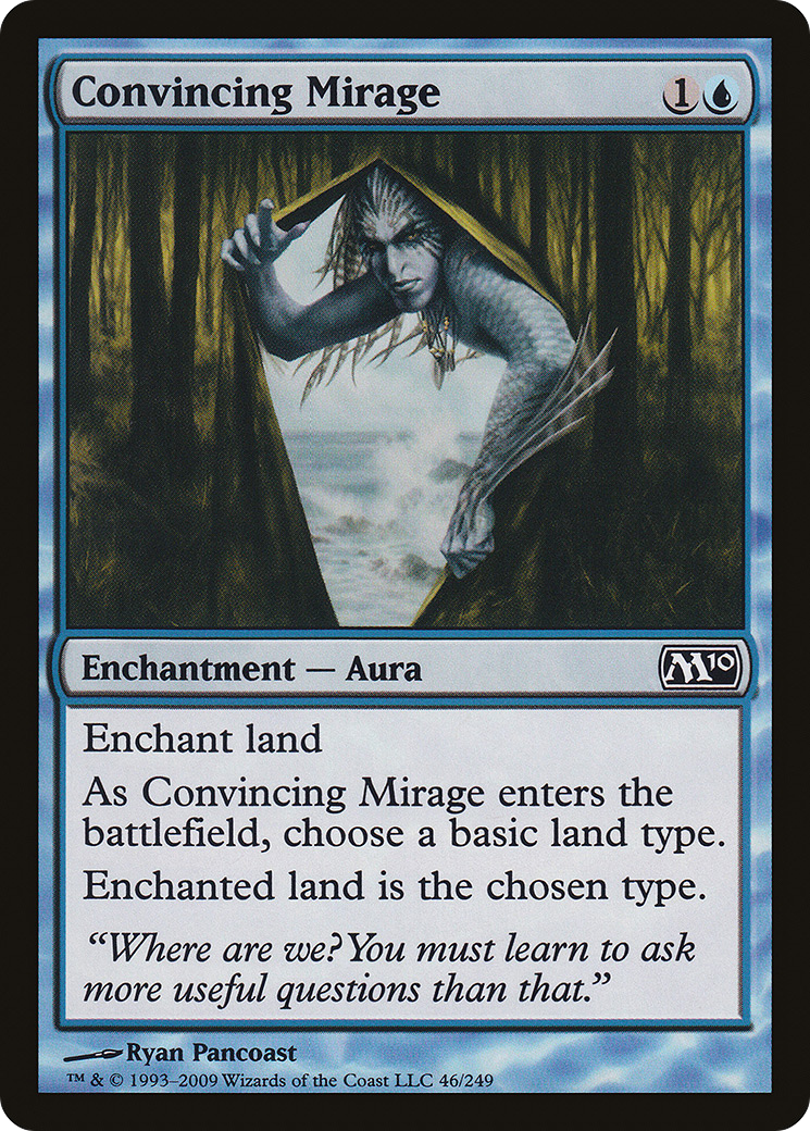 Convincing Mirage (M10-046) - Magic 2010 Foil - Premium MTG Single from Wizards of the Coast - Just $0.12! Shop now at Game Crave Tournament Store