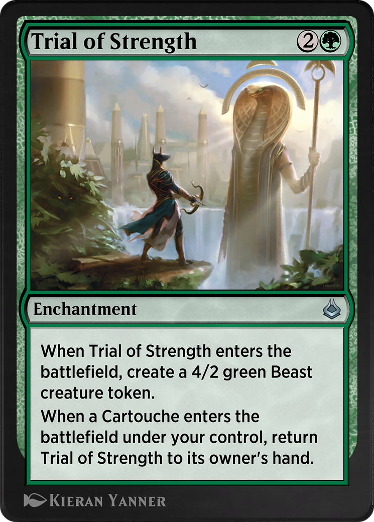 Trial of Strength (AKR-223) - Amonkhet Remastered - Premium MTG Single from Wizards of the Coast - Just $0! Shop now at Game Crave Tournament Store