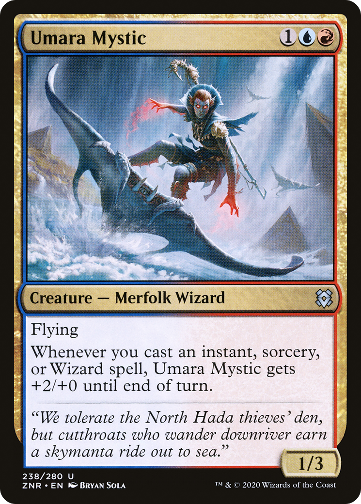 Umara Mystic (ZNR-238) - Zendikar Rising Foil - Premium MTG Single from Wizards of the Coast - Just $0.08! Shop now at Game Crave Tournament Store