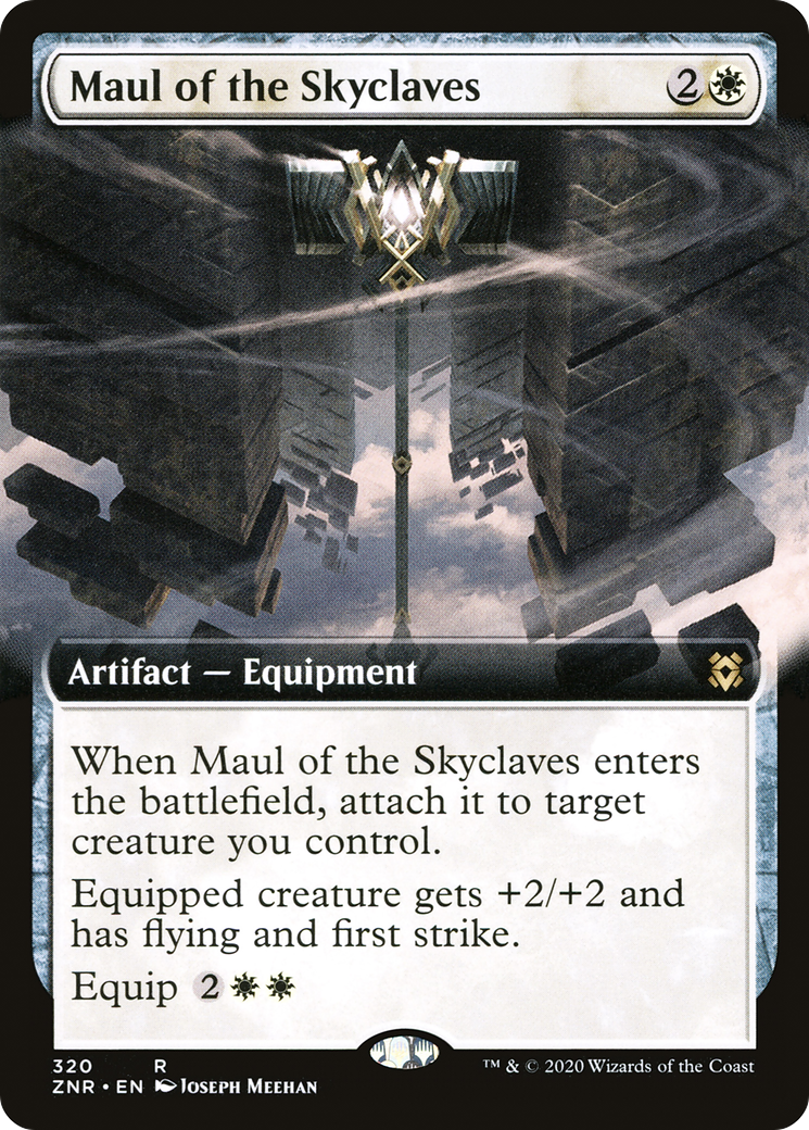 Maul of the Skyclaves (ZNR-320) - Zendikar Rising: (Extended Art) - Premium MTG Single from Wizards of the Coast - Just $0.19! Shop now at Game Crave Tournament Store