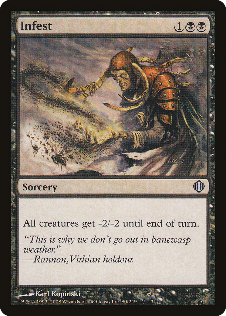 Infest (ALA-080) - Shards of Alara - Premium MTG Single from Wizards of the Coast - Just $0.08! Shop now at Game Crave Tournament Store