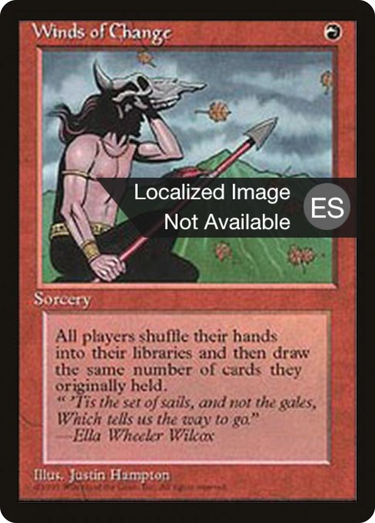 Winds of Change (4BB-232) - Fourth Edition Foreign Black Border - Premium MTG Single from Wizards of the Coast - Just $2.63! Shop now at Game Crave Tournament Store