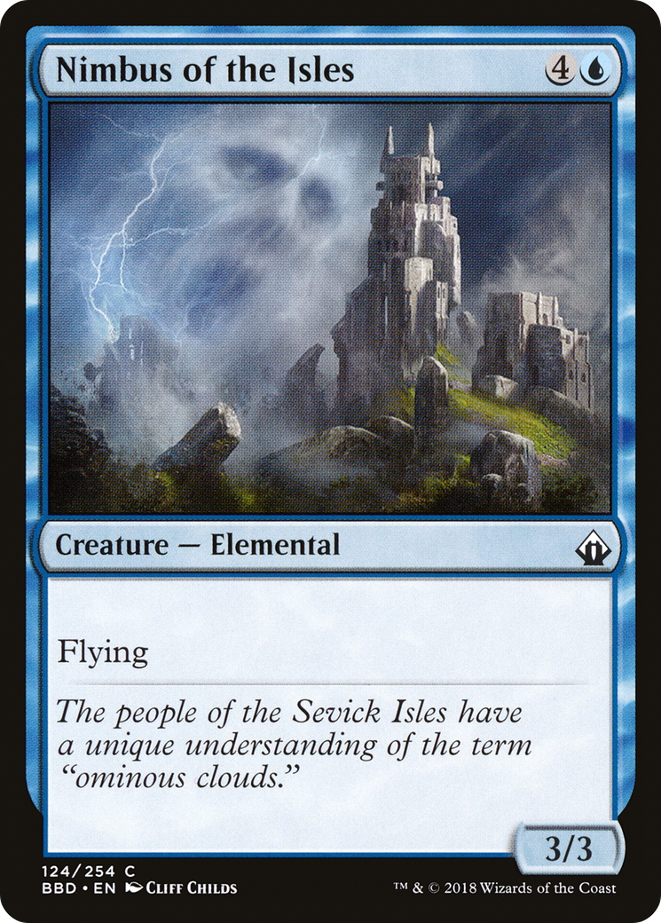 Nimbus of the Isles (BBD-124) - Battlebond Foil - Premium MTG Single from Wizards of the Coast - Just $0.08! Shop now at Game Crave Tournament Store
