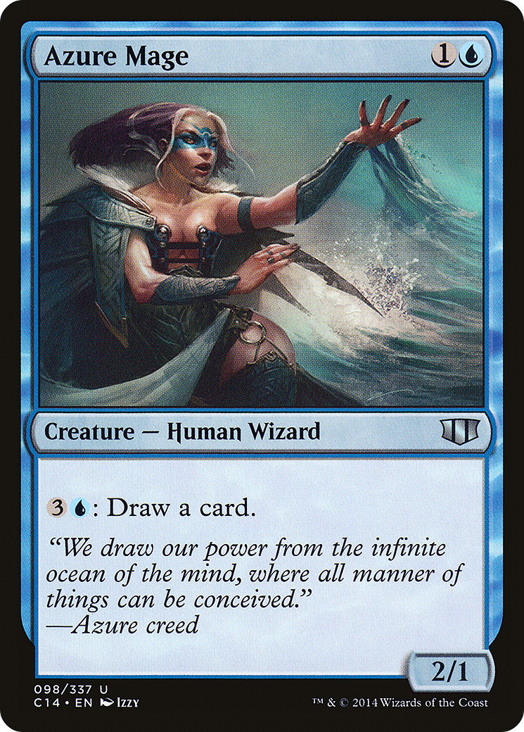 Azure Mage (C14-098) - Commander 2014 - Premium MTG Single from Wizards of the Coast - Just $0.08! Shop now at Game Crave Tournament Store