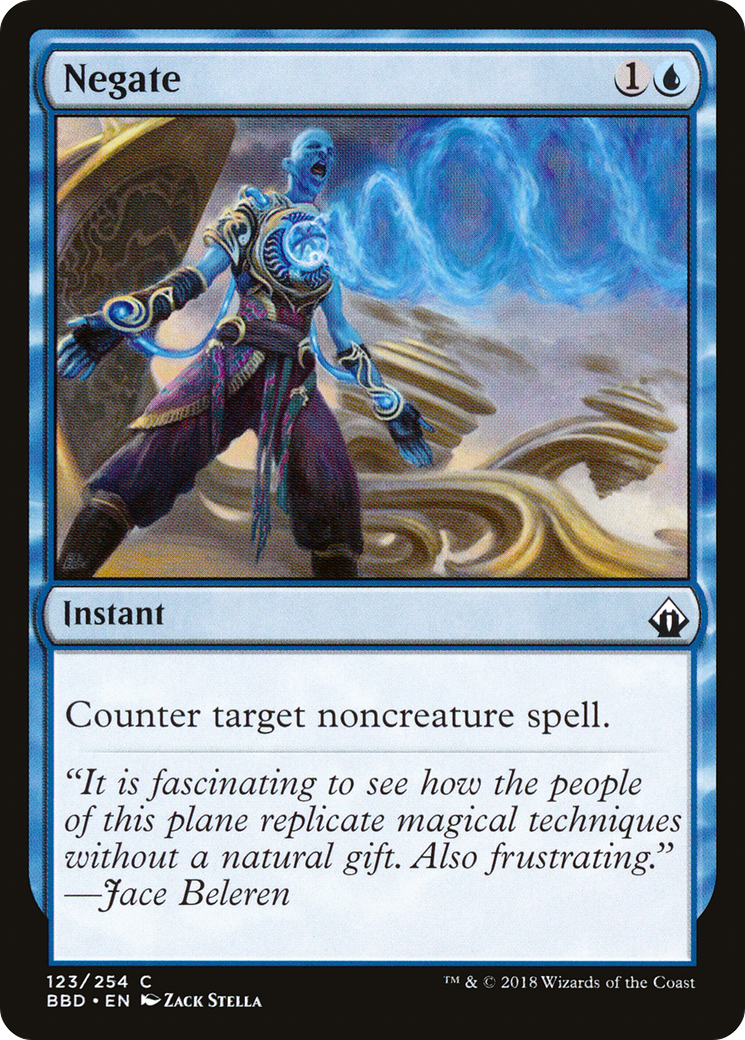 Negate (BBD-123) - Battlebond Foil - Premium MTG Single from Wizards of the Coast - Just $0.19! Shop now at Game Crave Tournament Store