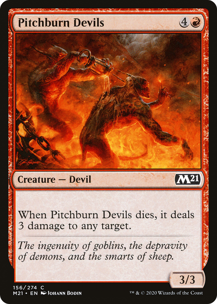Pitchburn Devils (M21-156) - Core Set 2021 - Premium MTG Single from Wizards of the Coast - Just $0.08! Shop now at Game Crave Tournament Store