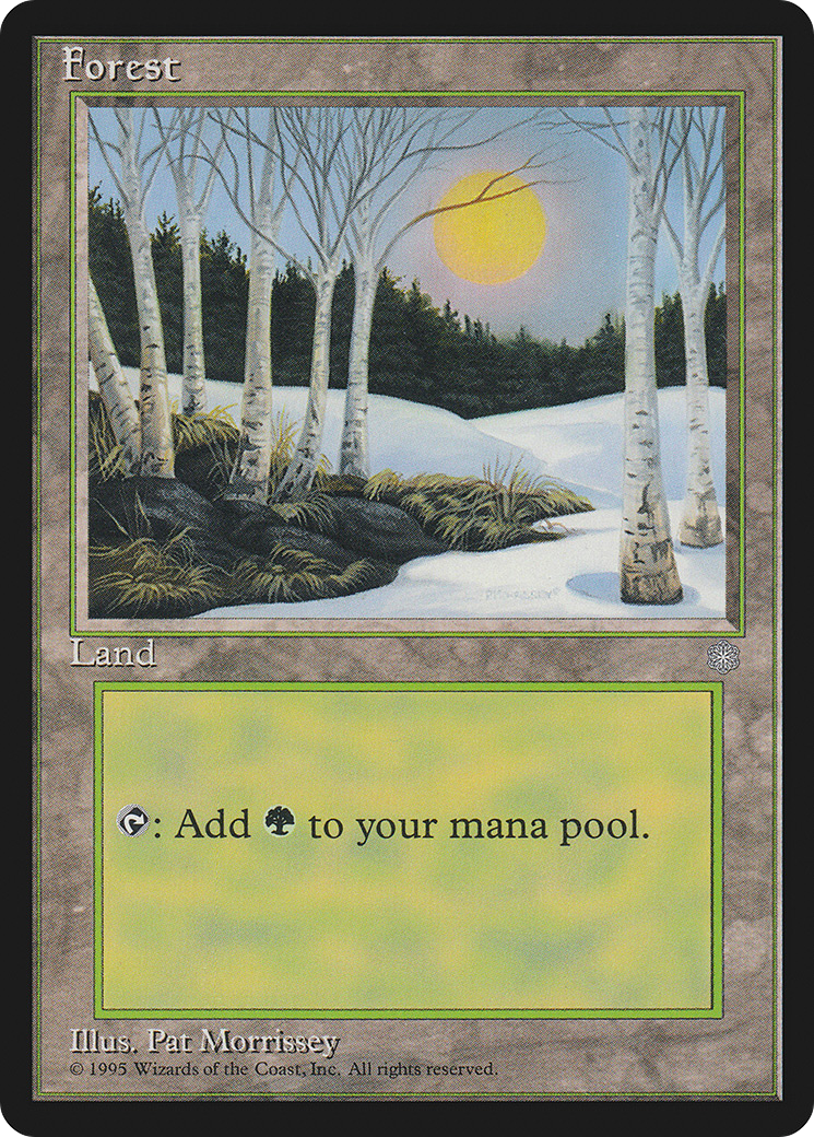Forest (ICE-380) - Ice Age - Premium MTG Single from Wizards of the Coast - Just $0.17! Shop now at Game Crave Tournament Store