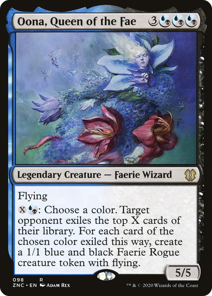 Oona, Queen of the Fae (ZNC-098) - Zendikar Rising Commander - Premium MTG Single from Wizards of the Coast - Just $0.08! Shop now at Game Crave Tournament Store