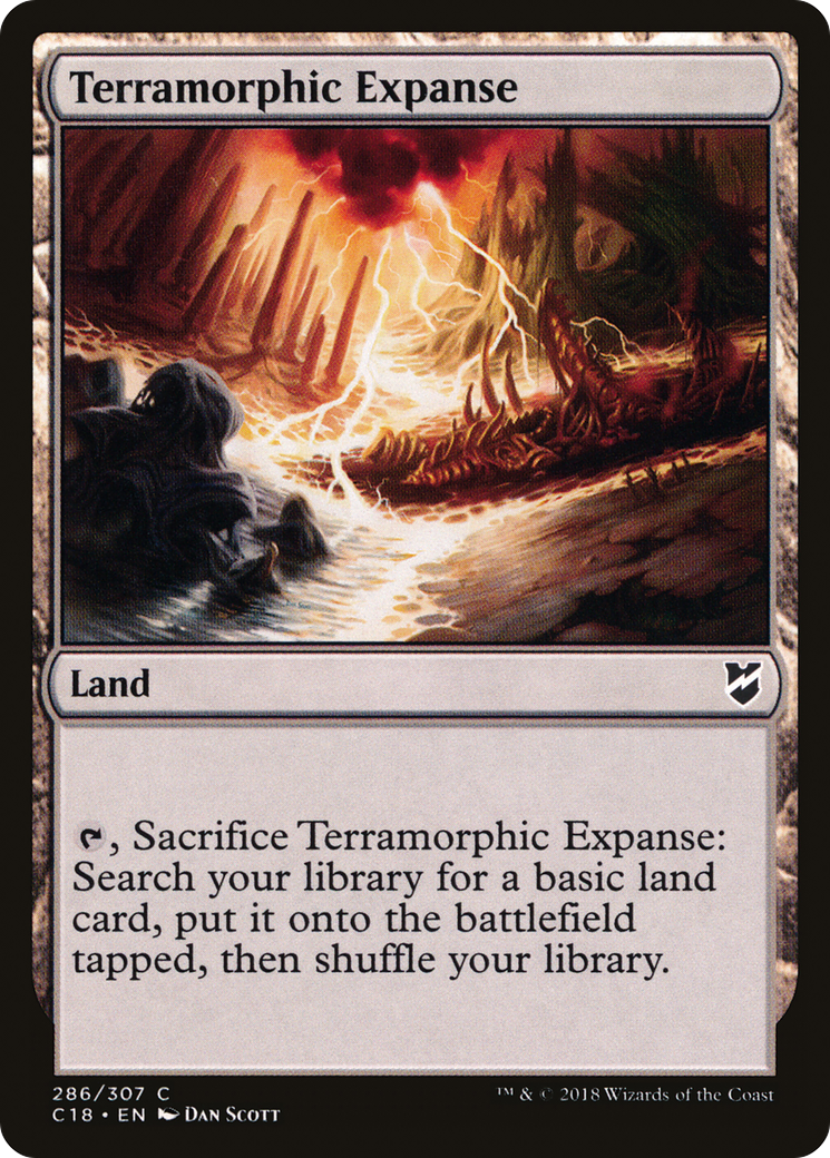 Terramorphic Expanse (C18-286) - Commander 2018 - Premium MTG Single from Wizards of the Coast - Just $0.08! Shop now at Game Crave Tournament Store