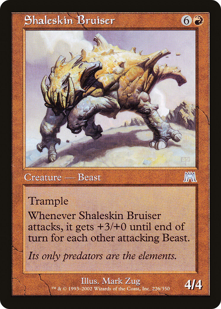 Shaleskin Bruiser (ONS-226) - Onslaught Foil - Premium MTG Single from Wizards of the Coast - Just $0.33! Shop now at Game Crave Tournament Store