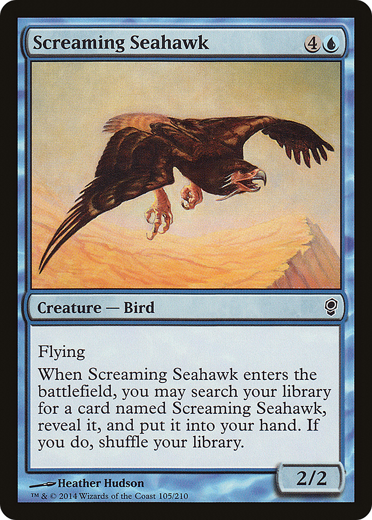 Screaming Seahawk (CNS-105) - Conspiracy - Premium MTG Single from Wizards of the Coast - Just $0.08! Shop now at Game Crave Tournament Store