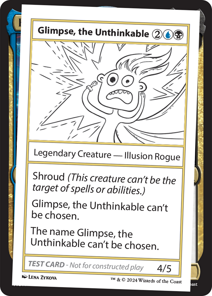Glimpse, the Unthinkable (MB2-355) - Mystery Booster 2 - Premium MTG Single from Wizards of the Coast - Just $0.25! Shop now at Game Crave Tournament Store