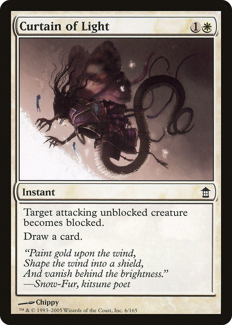 Curtain of Light (SOK-006) - Saviors of Kamigawa Foil - Premium MTG Single from Wizards of the Coast - Just $0.12! Shop now at Game Crave Tournament Store