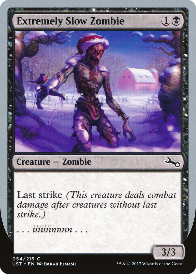 Extremely Slow Zombie (UST-54C) - Unstable Foil - Premium MTG Single from Wizards of the Coast - Just $2.60! Shop now at Game Crave Tournament Store