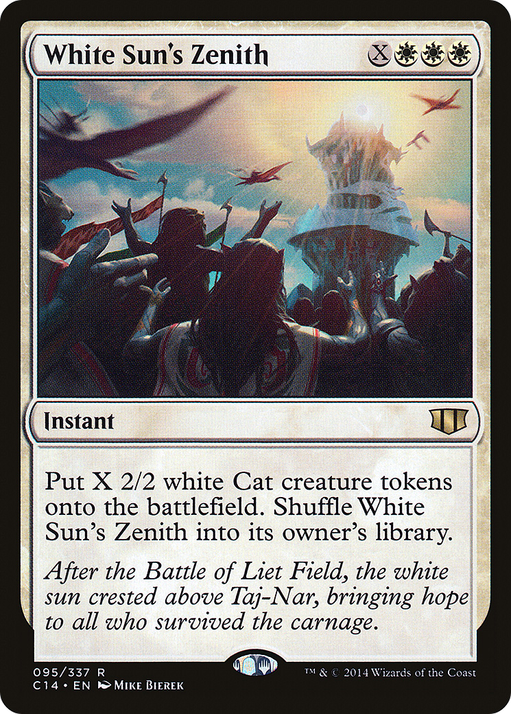 White Sun's Zenith (C14-095) - Commander 2014 - Premium MTG Single from Wizards of the Coast - Just $0.08! Shop now at Game Crave Tournament Store