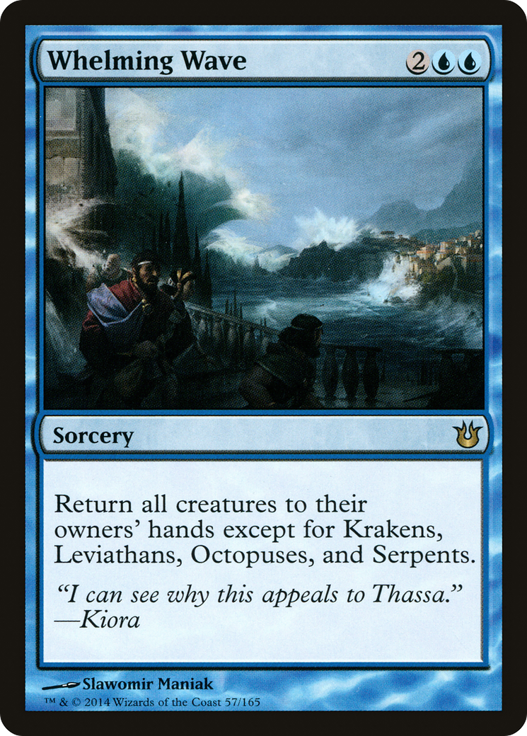 Whelming Wave (BNG-057) - Born of the Gods Foil - Premium MTG Single from Wizards of the Coast - Just $1.37! Shop now at Game Crave Tournament Store