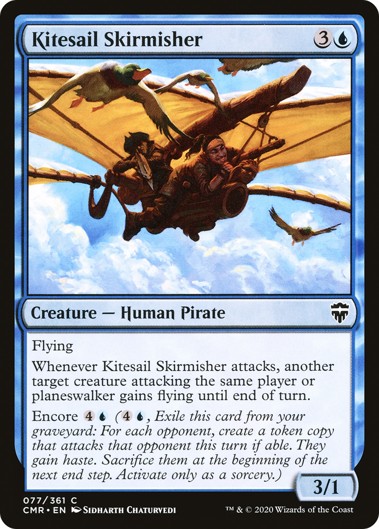Kitesail Skirmisher (CMR-077) - Commander Legends Foil - Premium MTG Single from Wizards of the Coast - Just $0.08! Shop now at Game Crave Tournament Store
