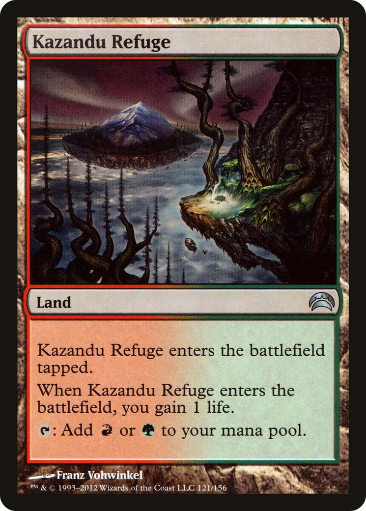 Kazandu Refuge (PC2-121) - Planechase 2012 - Premium MTG Single from Wizards of the Coast - Just $0.08! Shop now at Game Crave Tournament Store