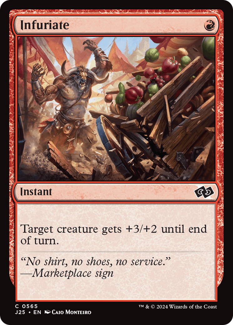 Infuriate (J25-565) - Foundations Jumpstart - Premium MTG Single from Wizards of the Coast - Just $0.25! Shop now at Game Crave Tournament Store