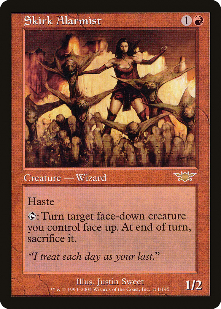 Skirk Alarmist (LGN-111) - Legions Foil - Premium MTG Single from Wizards of the Coast - Just $2.20! Shop now at Game Crave Tournament Store