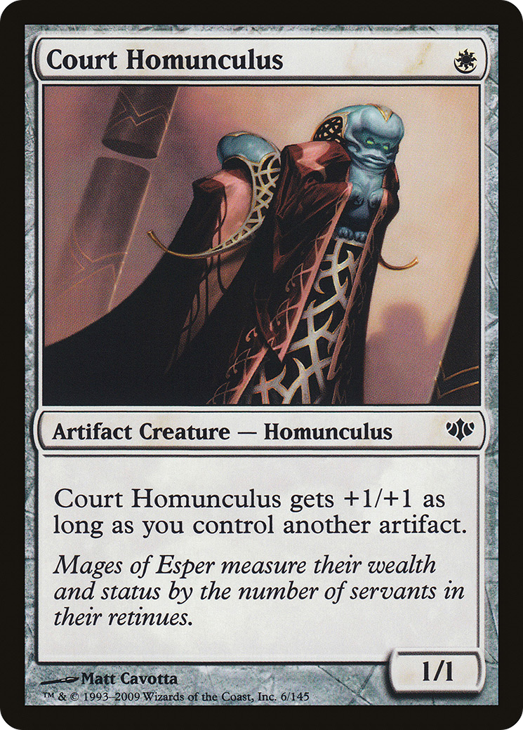 Court Homunculus (CON-006) - Conflux - Premium MTG Single from Wizards of the Coast - Just $0.25! Shop now at Game Crave Tournament Store