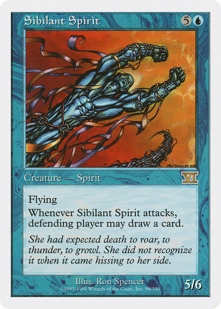 Sibilant Spirit (6ED-098) - Classic Sixth Edition - Premium MTG Single from Wizards of the Coast - Just $0.08! Shop now at Game Crave Tournament Store