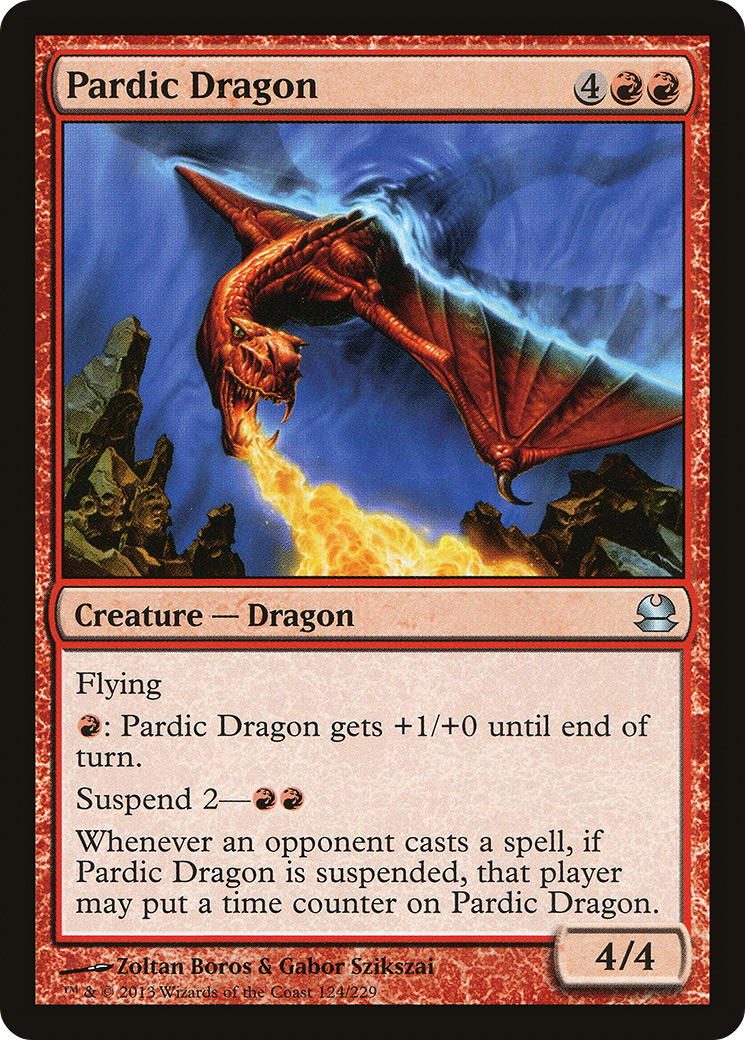 Pardic Dragon (MMA-124) - Modern Masters Foil - Premium MTG Single from Wizards of the Coast - Just $0.08! Shop now at Game Crave Tournament Store