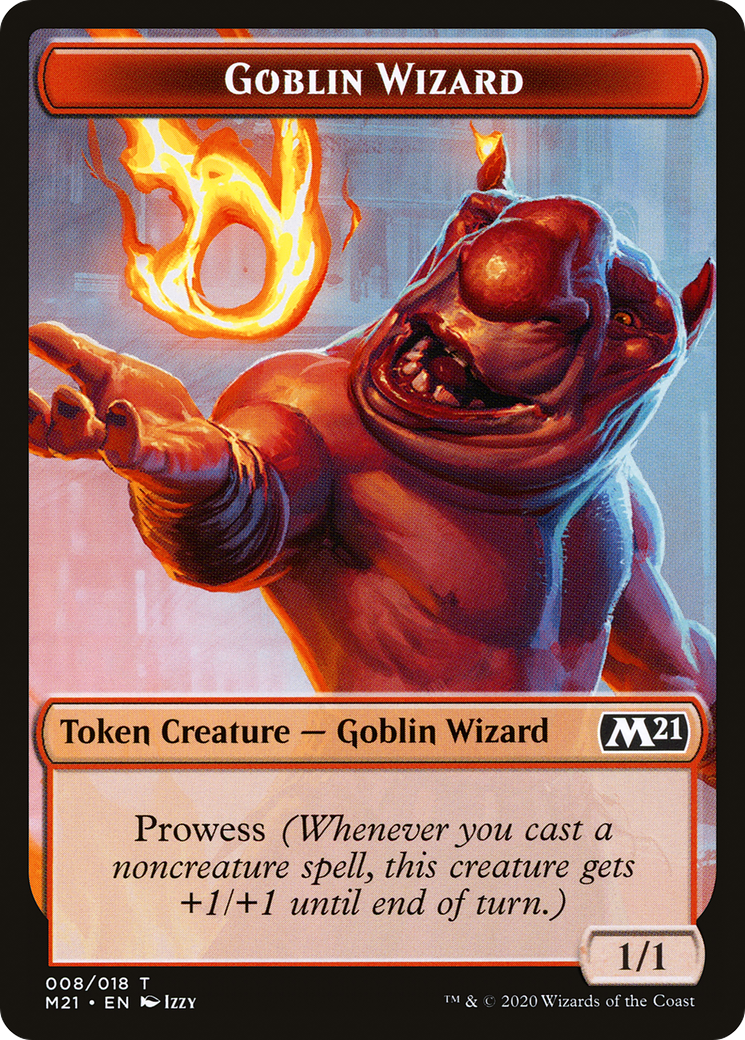 Goblin Wizard (TM21-008) - Core Set 2021 Tokens Foil - Premium MTG Single from Wizards of the Coast - Just $0! Shop now at Game Crave Tournament Store