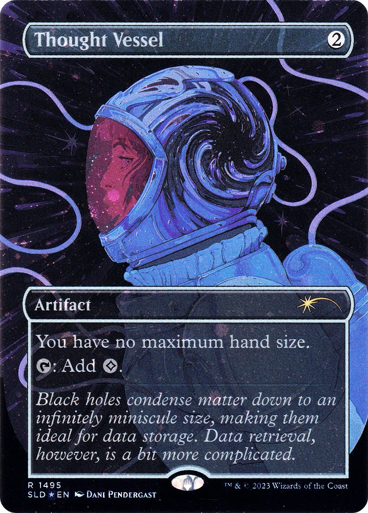 Thought Vessel (SLD-1495★) - Secret Lair Drop (Borderless) Foil - Premium MTG Single from Wizards of the Coast - Just $22.61! Shop now at Game Crave Tournament Store