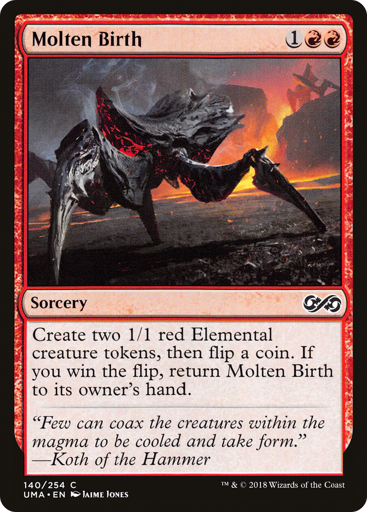 Molten Birth (UMA-140) - Ultimate Masters Foil - Premium MTG Single from Wizards of the Coast - Just $0.32! Shop now at Game Crave Tournament Store
