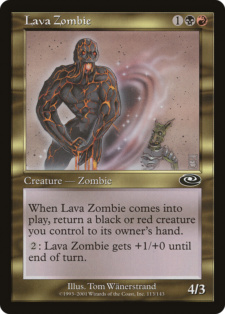 Lava Zombie (PLS-113) - Planeshift Foil - Premium MTG Single from Wizards of the Coast - Just $0.64! Shop now at Game Crave Tournament Store
