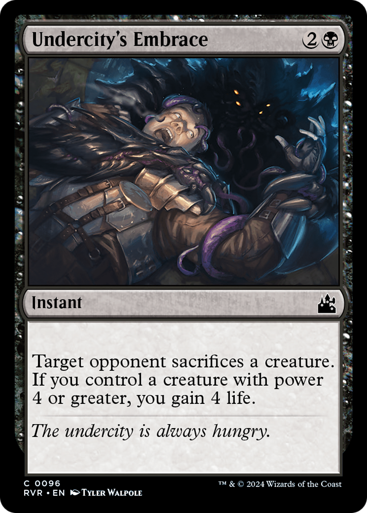 Undercity's Embrace (RVR-096) - Ravnica Remastered - Premium MTG Single from Wizards of the Coast - Just $0.25! Shop now at Game Crave Tournament Store