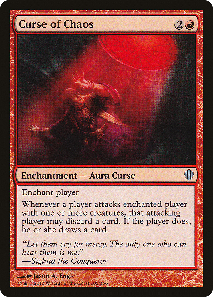Curse of Chaos (C13-105) - Commander 2013 - Premium MTG Single from Wizards of the Coast - Just $0.08! Shop now at Game Crave Tournament Store