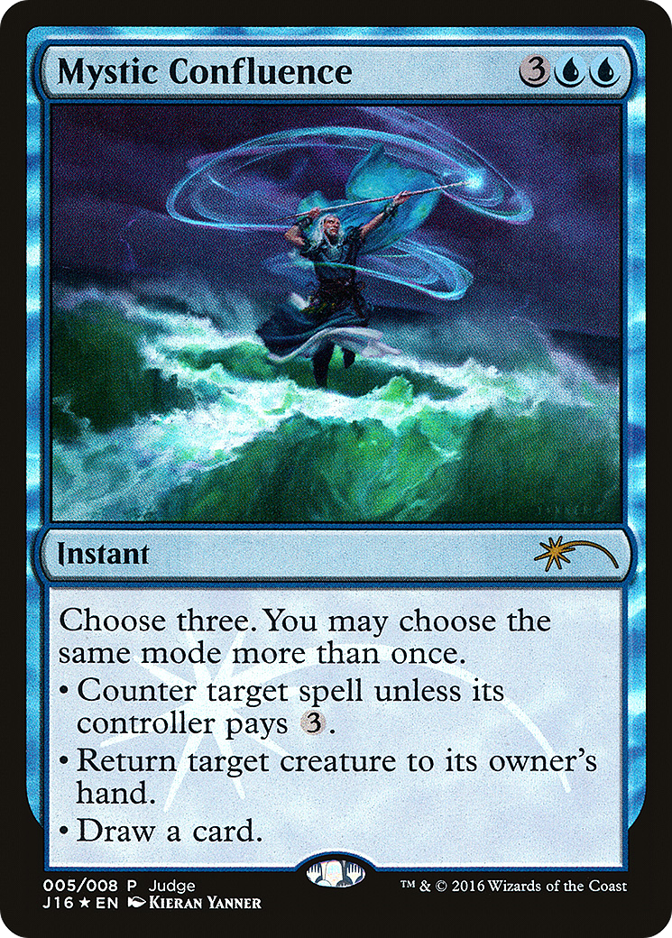 Mystic Confluence (J16-005) - Judge Gift Cards 2016 Foil - Premium MTG Single from Wizards of the Coast - Just $4.06! Shop now at Game Crave Tournament Store
