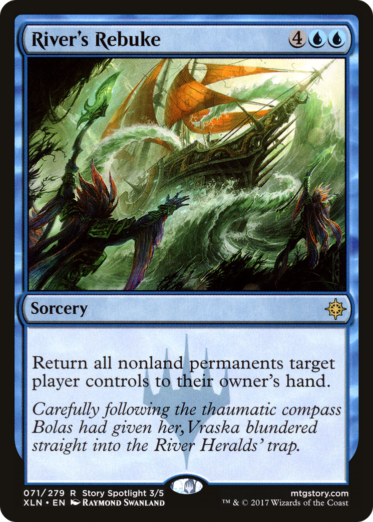 River's Rebuke (XLN-071) - Ixalan - Premium MTG Single from Wizards of the Coast - Just $0.66! Shop now at Game Crave Tournament Store